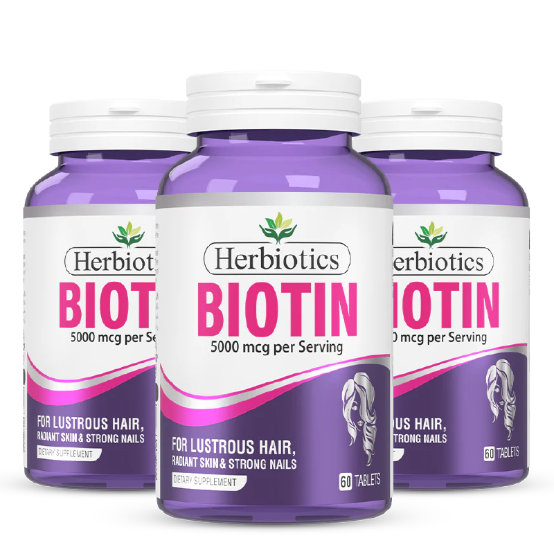 Biotin 5000 mcg (Pakistan's Top Biotin for Hair Growth)
